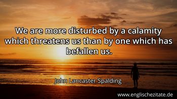 Englisches Zitat von John Lancaster Spalding als Bild