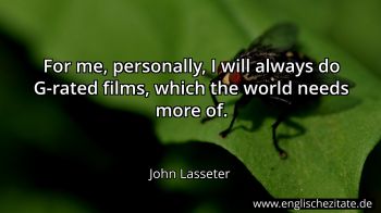 Englisches Zitat von John Lasseter als Bild