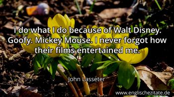 Englisches Zitat von John Lasseter als Bild