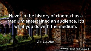 Englisches Zitat von John Lasseter als Bild