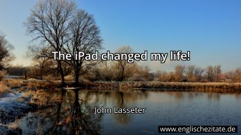 Englisches Zitat von John Lasseter als Bild