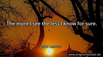 Englisches Zitat von John Lennon als Bild