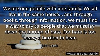 Englisches Zitat von John Lewis als Bild