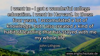 Englisches Zitat von John Lithgow als Bild