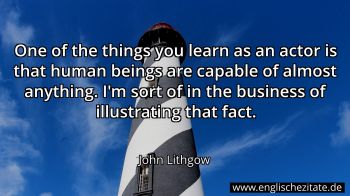 Englisches Zitat von John Lithgow als Bild