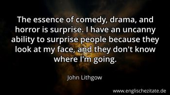 Englisches Zitat von John Lithgow als Bild