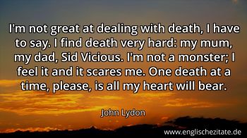 Englisches Zitat von John Lydon als Bild