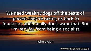Englisches Zitat von John Lydon als Bild