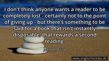 Englisches Zitat von John M. Ford als Bild