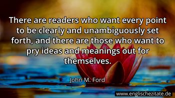 Englisches Zitat von John M. Ford als Bild