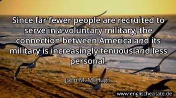 Englisches Zitat von John M. McHugh als Bild
