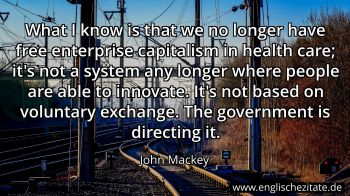 Englisches Zitat von John Mackey als Bild
