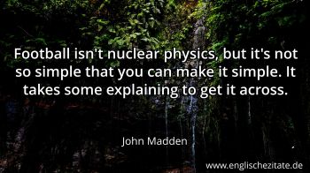 Englisches Zitat von John Madden als Bild