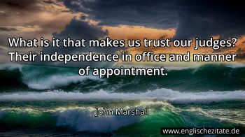 Englisches Zitat von John Marshall als Bild