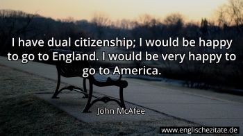 Englisches Zitat von John McAfee als Bild