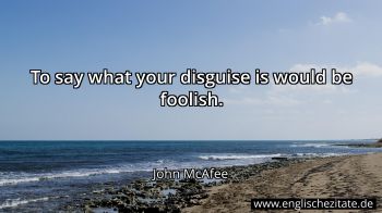 Englisches Zitat von John McAfee als Bild