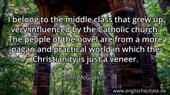 Englisches Zitat von John McGahern als Bild