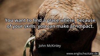 Englisches Zitat von John McKinley als Bild