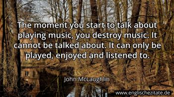 Englisches Zitat von John McLaughlin als Bild