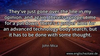 Englisches Zitat von John Mica als Bild