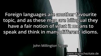 Englisches Zitat von John Millington Synge als Bild
