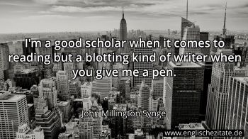 Englisches Zitat von John Millington Synge als Bild