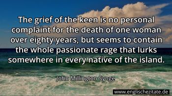 Englisches Zitat von John Millington Synge als Bild