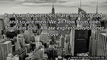 Englisches Zitat von John Muir als Bild