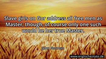Englisches Zitat von John Norman als Bild