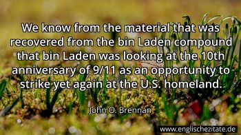 Englisches Zitat von John O. Brennan als Bild