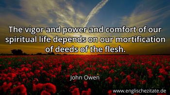 Englisches Zitat von John Owen als Bild