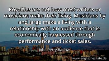 Englisches Zitat von John Perry Barlow als Bild