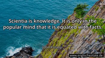 Englisches Zitat von John Polanyi als Bild