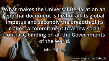 Englisches Zitat von John Polanyi als Bild