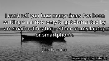 Englisches Zitat von John Rampton als Bild