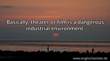 Englisches Zitat von John Rhys-Davies als Bild