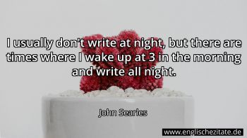 Englisches Zitat von John Searles als Bild
