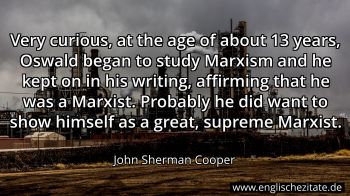 Englisches Zitat von John Sherman Cooper als Bild
