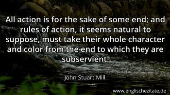 Englisches Zitat von John Stuart Mill als Bild