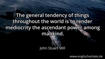 Englisches Zitat von John Stuart Mill als Bild
