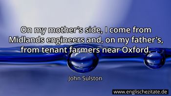 Englisches Zitat von John Sulston als Bild