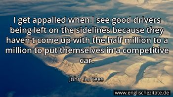 Englisches Zitat von John Surtees als Bild