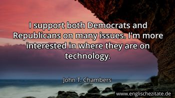 Englisches Zitat von John T. Chambers als Bild