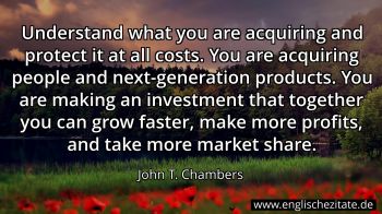 Englisches Zitat von John T. Chambers als Bild