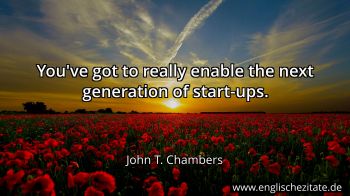 Englisches Zitat von John T. Chambers als Bild