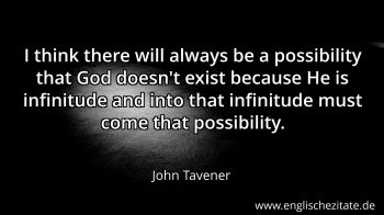 Englisches Zitat von John Tavener als Bild