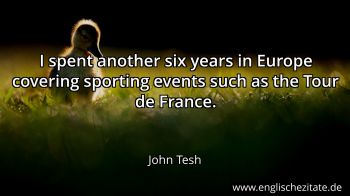 Englisches Zitat von John Tesh als Bild