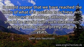 Englisches Zitat von John von Neumann als Bild
