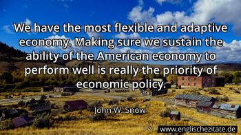 Englisches Zitat von John W. Snow als Bild