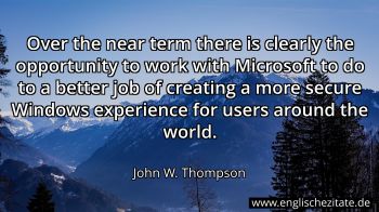 Englisches Zitat von John W. Thompson als Bild